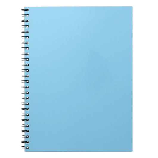 Babyblauw Notitieboek (Voorkant)