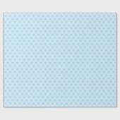 Babyblauw snoeischopvulpapier cadeaupapier (Vlak)