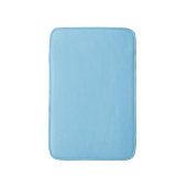 Babyblauw (vaste kleur) badmat (Voorkant Verticaal)