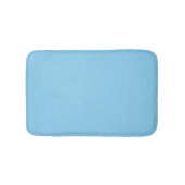 Babyblauw (vaste kleur) badmat (Voorkant)