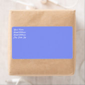 Babyblauw verzendlabel (Insitu)