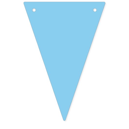 Babyblauw Vlaggetjes (Derde vlag)