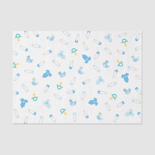 Babyblauw weefselpapier tissuepapier (Voorkant)