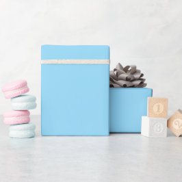 Babyblauwe effen inpakpapierrol cadeaupapier