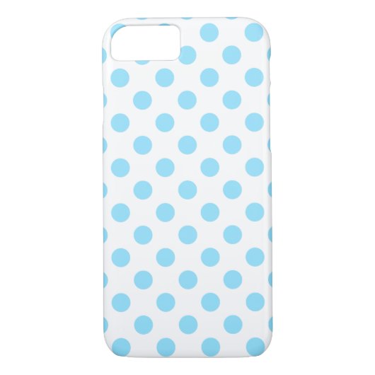 Babyblauwe en witte haarvlekken Case-Mate iPhone case (Achterkant)