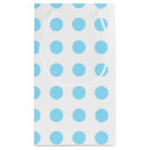 Babyblauwe en witte haarvlekken klein cadeauzakje (Achterkant)