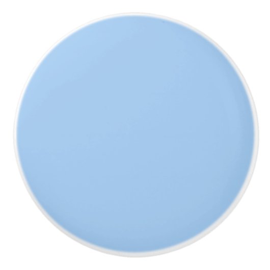 Babyblauwe kleur keramische knop (Voorkant)
