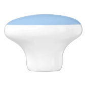 Babyblauwe kleur keramische knop (Zijkant)