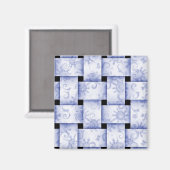 babyblauwe magneet (Voorkant / Achterkant)