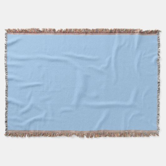 Babyblauwe ogen (effen kleur)  deken (Voorkant)