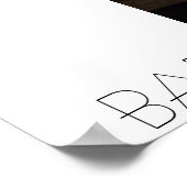 babyblauwe ogen poster (Hoek)