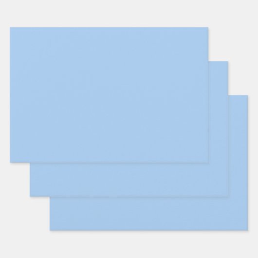 Babyblauwe ogen (vaste kleur) inpakpapier vel (Set)