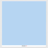 Babyblauwe ogen (vaste kleur) sticker (Vel)