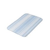 Babyblauwe strepen badmat (Gekanteld)
