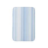 Babyblauwe strepen badmat (Voorkant Verticaal)