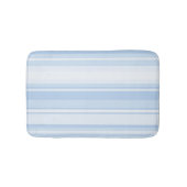 Babyblauwe strepen badmat (Voorkant)