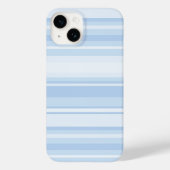 Babyblauwe strepen Case-Mate iPhone case (Achterkant)