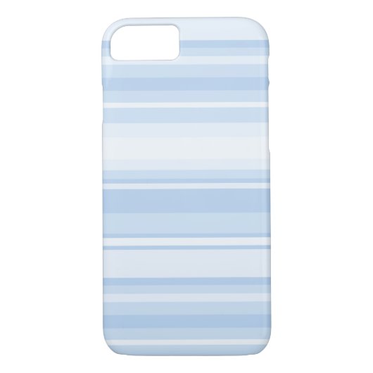 Babyblauwe strepen Case-Mate iPhone case (Achterkant)