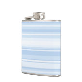 Babyblauwe strepen heupfles (Links)