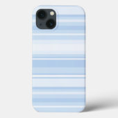 Babyblauwe strepen Hoesje-Mate iPhone draagtas Case-Mate iPhone Case (Achterkant)