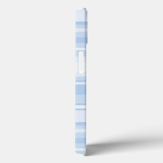 Babyblauwe strepen Hoesje-Mate iPhone draagtas Case-Mate iPhone Case (Achterkant / Rechts)