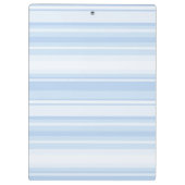 Babyblauwe strepen klembord (Achterkant)