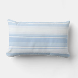 Babyblauwe strepen kussen