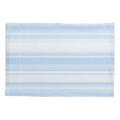 Babyblauwe strepen kussensloop (Achterkant)