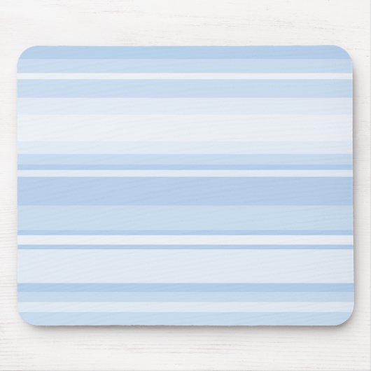 Babyblauwe strepen muismat (Voorkant)