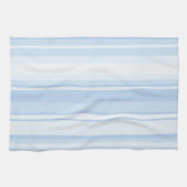 Babyblauwe strepen theedoek (Horizontaal)