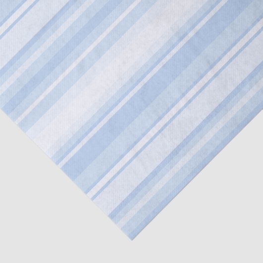 Babyblauwe strepen tissuepapier (Detail)