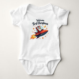 Babybody Weihnachten Mijn eerste kerst Baby Bod Romper