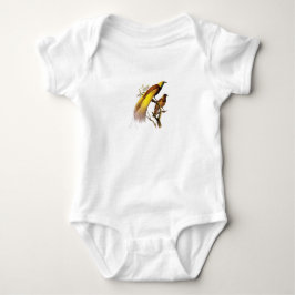 Babybodys met vogelontwerp romper