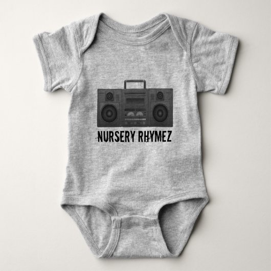 Babybodysuit met kinderliedjes romper (Voorkant)
