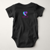 Babybodysuit met zonsopgangharten romper (Achterkant)