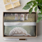 Babyboerderijdieren: het lam tissuepapier (Geschenk)