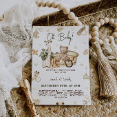 Babyboho neutrale babyshower kaart
