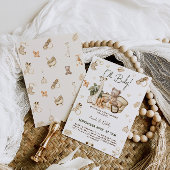 Babyboho neutrale babyshower kaart