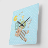 babyboomers slaapkamerklok vierkante klok (Hoek)