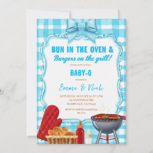 Babyborrel met BBQ-thema: 'Bun in de Oven & Burger Kaart