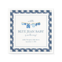 Babyborrel met blauwe jeans