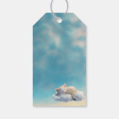 Babyborrel met Kitten In The Clouds Cadeaulabel (Achterkant)