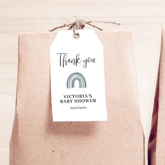 Babyborrel Rainbow Boy Cadeaulabel