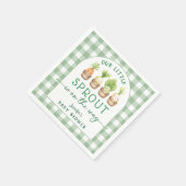 Babyborrel servetten Little Sprout (Hoek)