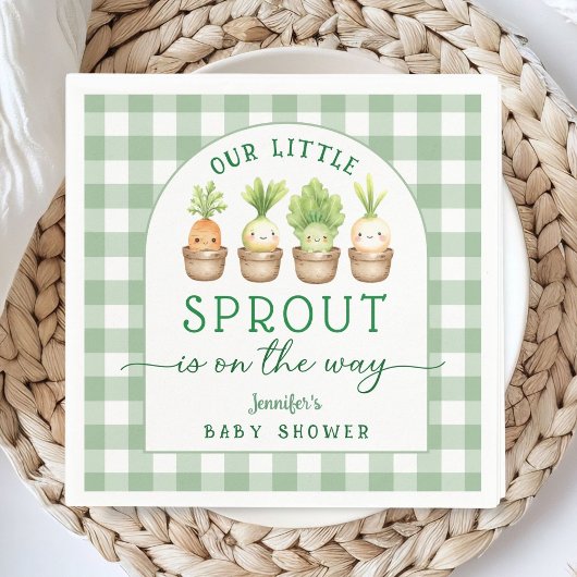 Babyborrel servetten Little Sprout