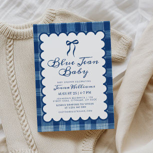 Babyborrel voor een Blauw Jean Jongen Kaart