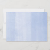 Babyboy-verjaardagsfeest cadeau per post blauw wit kaart (Achterkant)