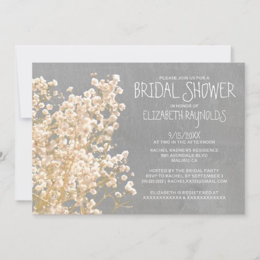 Babybridale schoenspanners kaart (Voorkant)