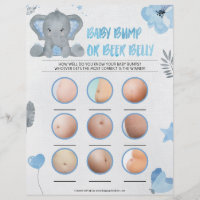 Babybultje of bierbuik [Babyolifant [Blauw]