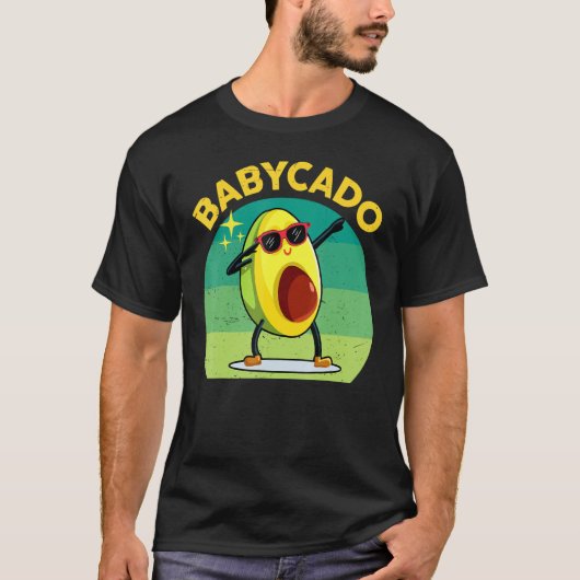 Babycado Dabbing Avocado Kind Mannen Vrouwen Avoca T-shirt (Voorkant)